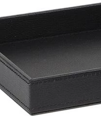 Andrea House Kleines Deko-Tablett Server Aus Kunstleder 5 Andrea House Kleines Deko-Tablett Server Aus Kunstleder – Bild 3