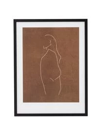 Bloomingville Gerahmter Digitaldruck Erika