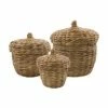 House Doctor Aufbewahrungskörbe Aske Mit Deckel, 3er-Set