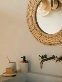 Andrea House Ovale Seifenschale Laura Mit Holz-Dekor 7 Andrea House Ovale Seifenschale Laura Mit Holz-Dekor – Bild 5