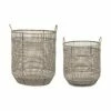 Cote Table Aufbewahrungskörbe Eluminea Aus Bambus, 2er-Set -Kerzen Kerzenhalter Verkaufsgeschäft 1673836